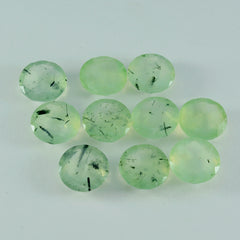 riyogems 1pc green prehnite faceted 11x11 mm round shape a 1 quality gemstone