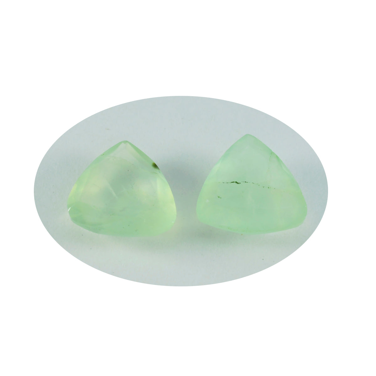 riyogems 1st grön prehnite fasetterad 8x8 mm biljoner form fantastisk kvalitetspärla