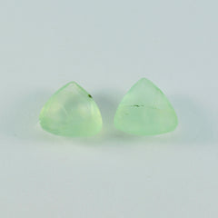 riyogems 1st grön prehnite fasetterad 8x8 mm biljoner form fantastisk kvalitetspärla