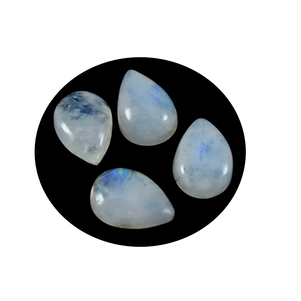riyogems 1 шт. белый радужный лунный камень кабошон 10x14 мм грушевидной формы красивый качественный драгоценный камень
