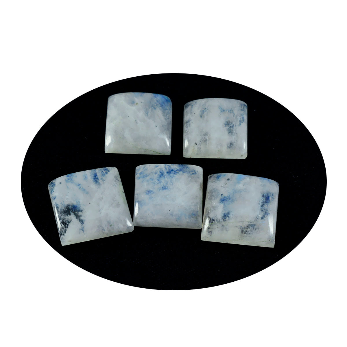 riyogems 1 шт. белый радужный лунный камень кабошон 15x15 мм квадратной формы превосходное качество свободный камень
