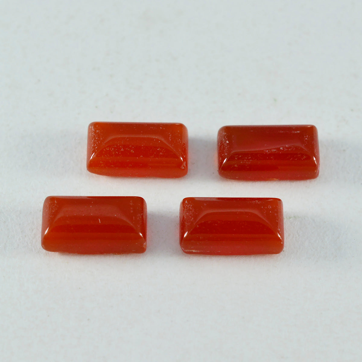 riyogems 1pc red onyx cabochon 8x16 mm baguett shape beauty quality loose gem