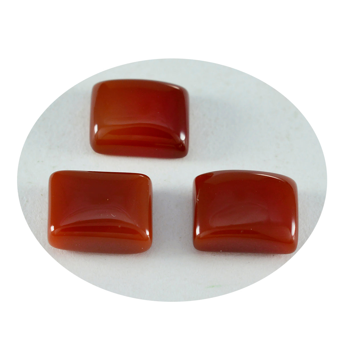 riyogems 1pc cabochon di onice rosso 10x14 mm forma ottagonale gemma sfusa di qualità A1