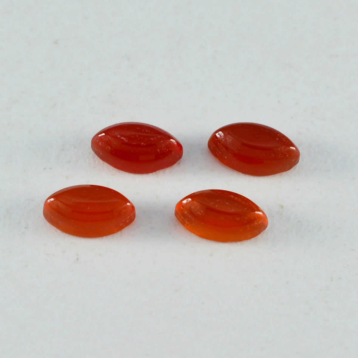 Riyogems 1PC Red Onyx Cabochon 8x16 mm Marquise Shape superb Quality Loose Gemstone