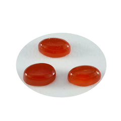 riyogems 1pc red onyx cabochon 5x7 mm oval shape aa quality loose gems