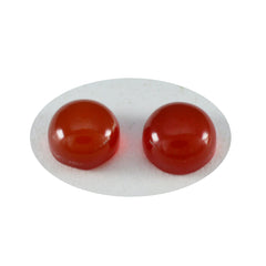 riyogems 1st röd onyx cabochon 11x11 mm rund form fantastisk kvalitet lösa ädelstenar