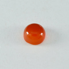 Riyogems 1PC Red Onyx Cabochon 15x15 mm Round Shape A Quality Gems