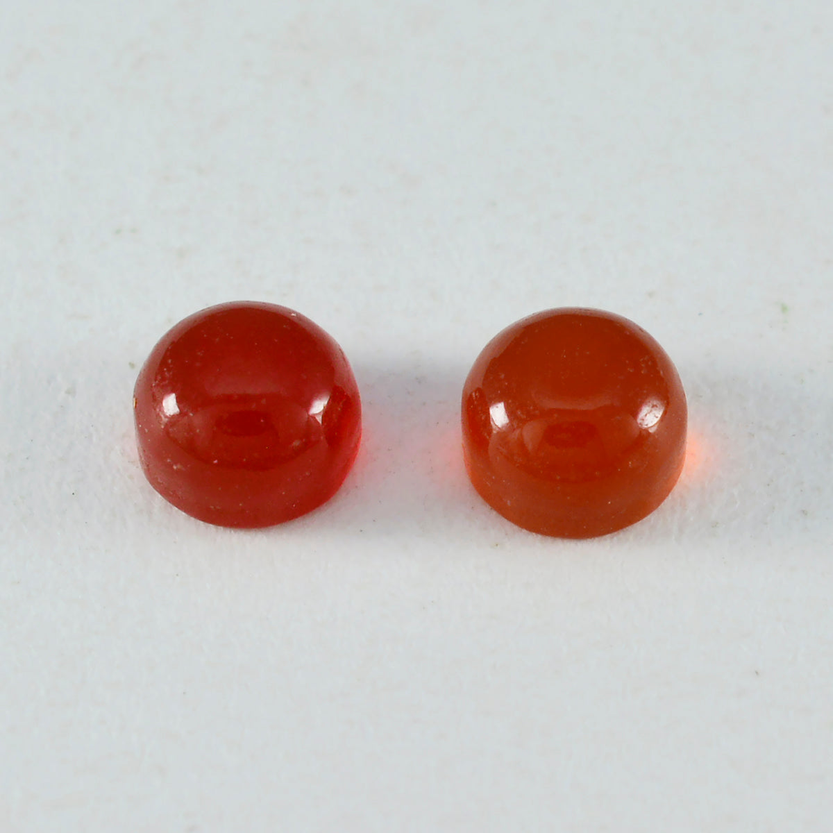 Riyogems 1PC Red Onyx Cabochon 9x9 mm Round Shape sweet Quality Gemstone