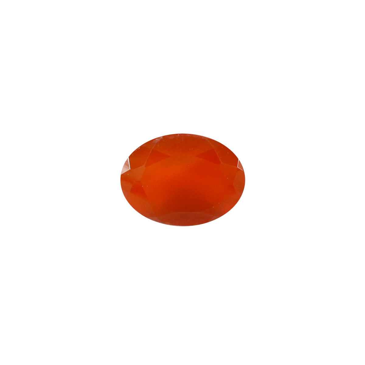 Riyogems 1PC Real Red Onyx Faceted 10x14 mm Oval Shape fantastic Quality Gemstone