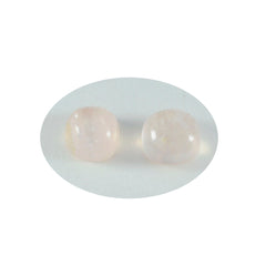 Кабошон из розового кварца riyogems, 1 шт., 4x4 мм, в форме подушки, качество AAA, драгоценный камень