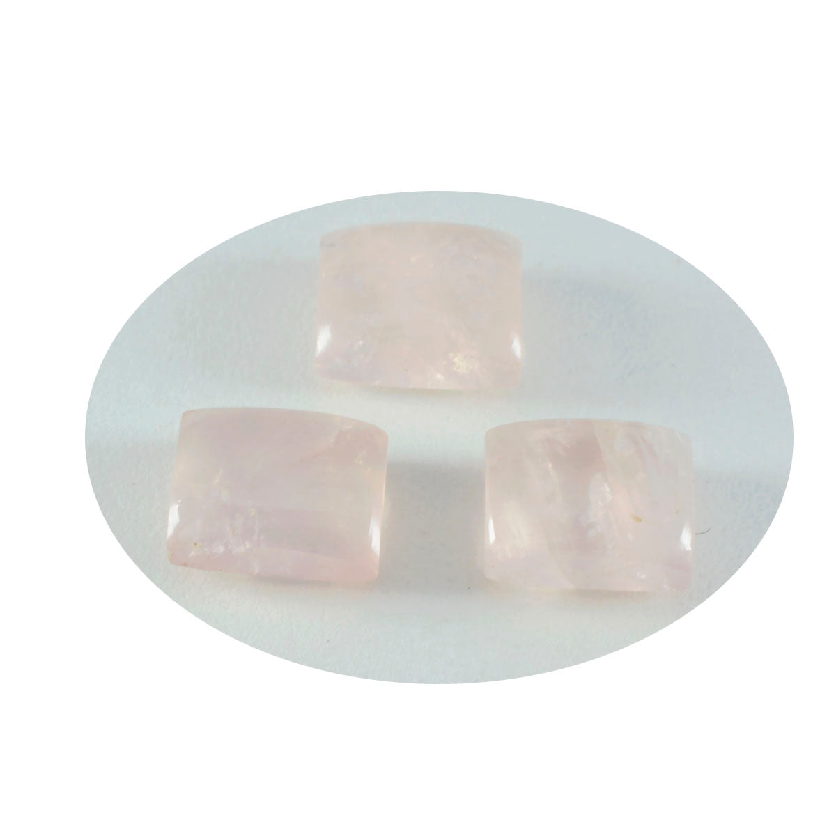 riyogems 1pc ピンク ローズクォーツ カボション 10x12 mm 八角形の素晴らしい品質の石
