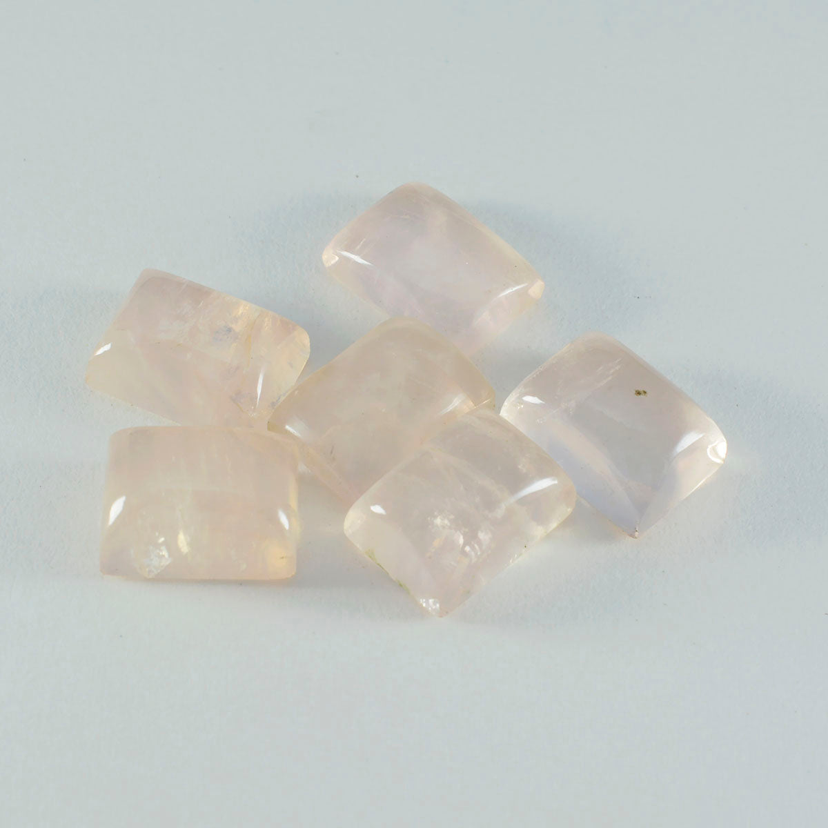 riyogems 1pc ピンク ローズクォーツ カボション 12x16 mm 八角形の素晴らしい品質のルース宝石