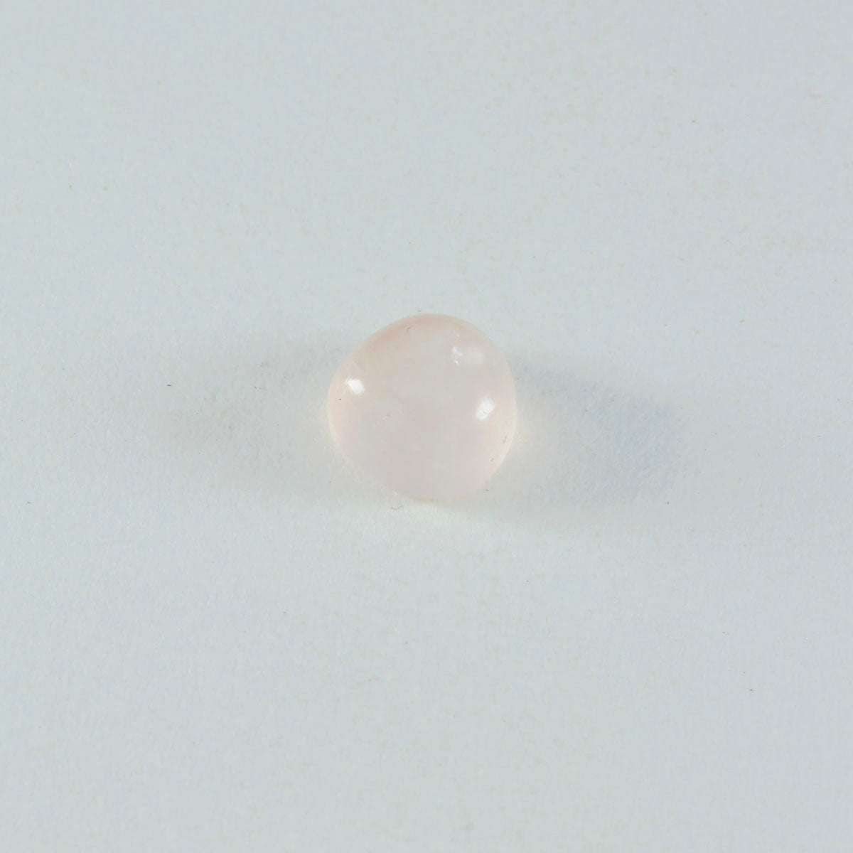Riyogems 1PC Pink Rose Quartz Cabochon 13x13 mm Heart Shape A+ Quality Loose Stone