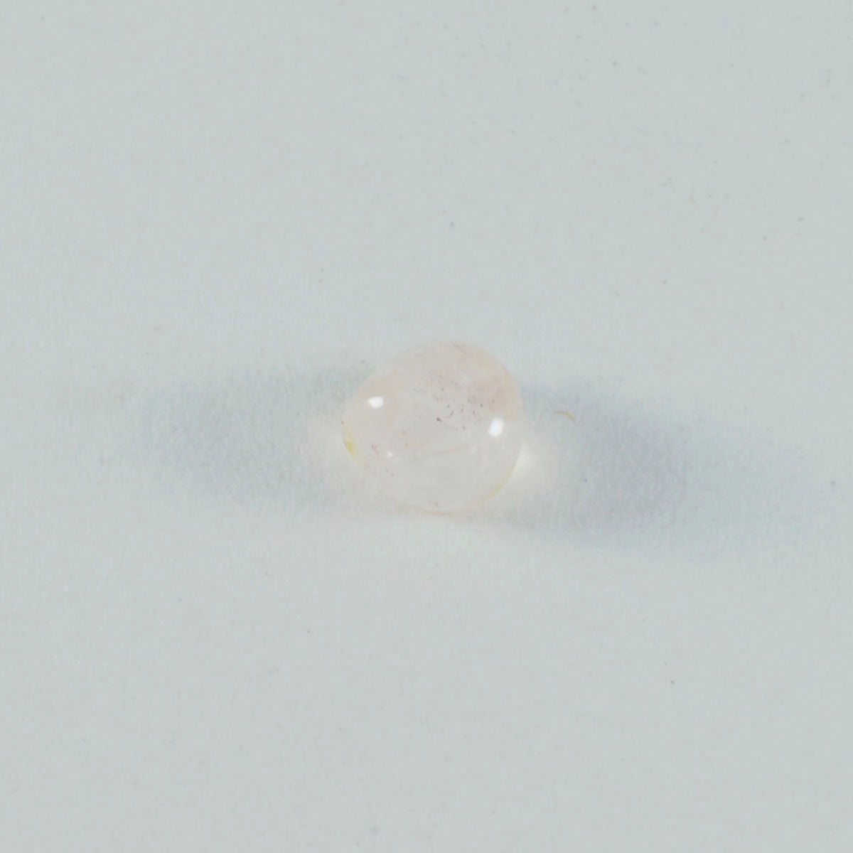 Riyogems 1pc cabochon de quartz rose rose 9x9mm en forme de coeur pierre de qualité mignonne