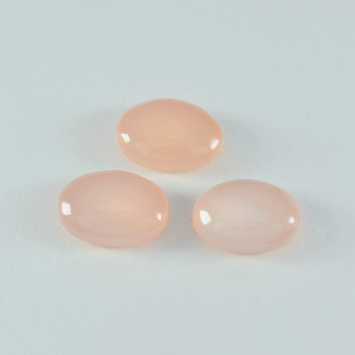 riyogems 1pc ピンク ローズ クォーツ カボション 10x12 mm 楕円形の驚くべき品質の宝石