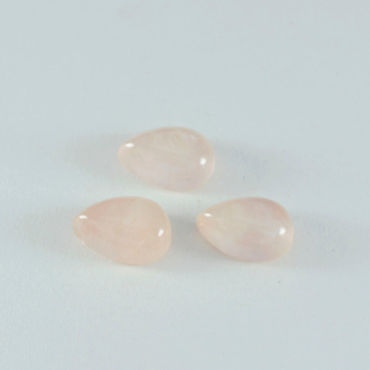 Кабошон из розового кварца riyogems, 1 шт., 12x16 мм, грушевидной формы, качественные драгоценные камни