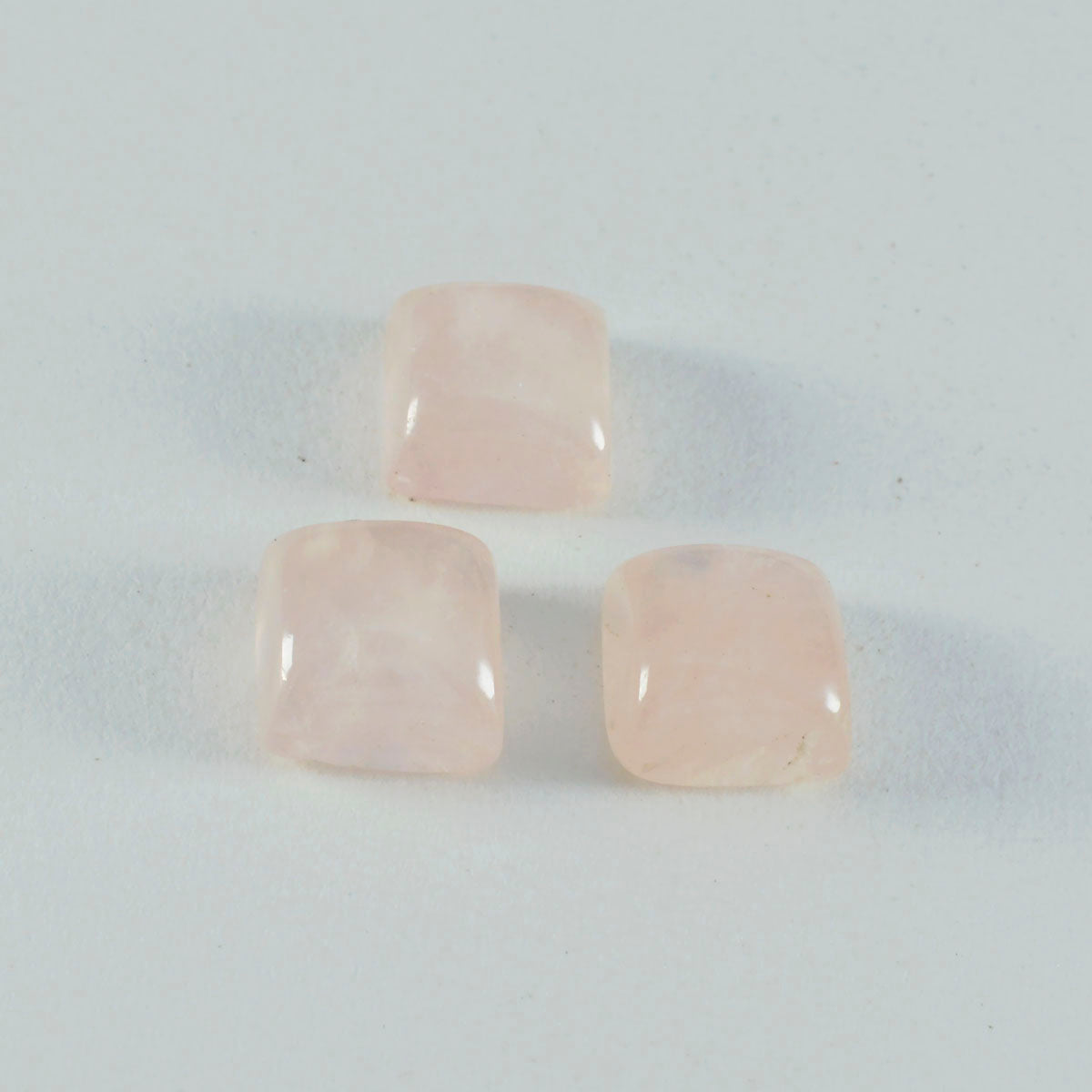 riyogems 1 шт. кабошон из розового кварца 13x13 мм квадратной формы, драгоценный камень превосходного качества