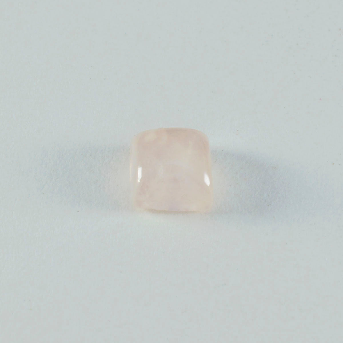 riyogems 1pc ピンク ローズクォーツ カボション 15x15 mm 角型美品質石