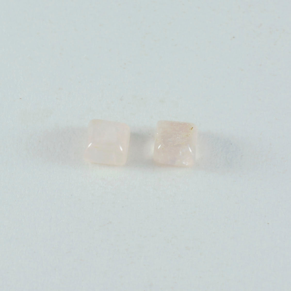 riyogems 1 pz cabochon di quarzo rosa rosa 6x6 mm di forma quadrata con gemme di bella qualità