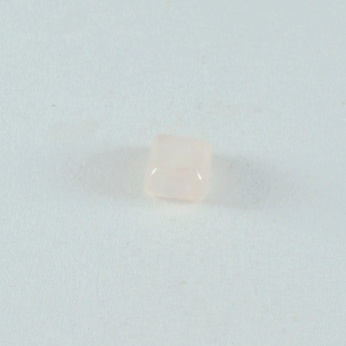 Riyogems 1PC Pink Rose Quartz Cabochon 9x9 mm Square Shape fantastic Quality Loose Gem