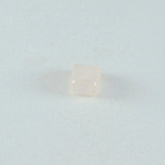 riyogems 1 st rosa rosékvarts cabochon 9x9 mm fyrkantig form fantastisk kvalitet lös pärla