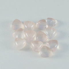 Riyogems 1PC roze rozenkwarts cabochon 15x15 mm biljoen vorm aantrekkelijke kwaliteit losse steen