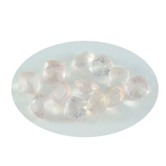 riyogems 1pc quartz rose à facettes 4x4 mm forme de coussin jolie qualité pierre précieuse en vrac