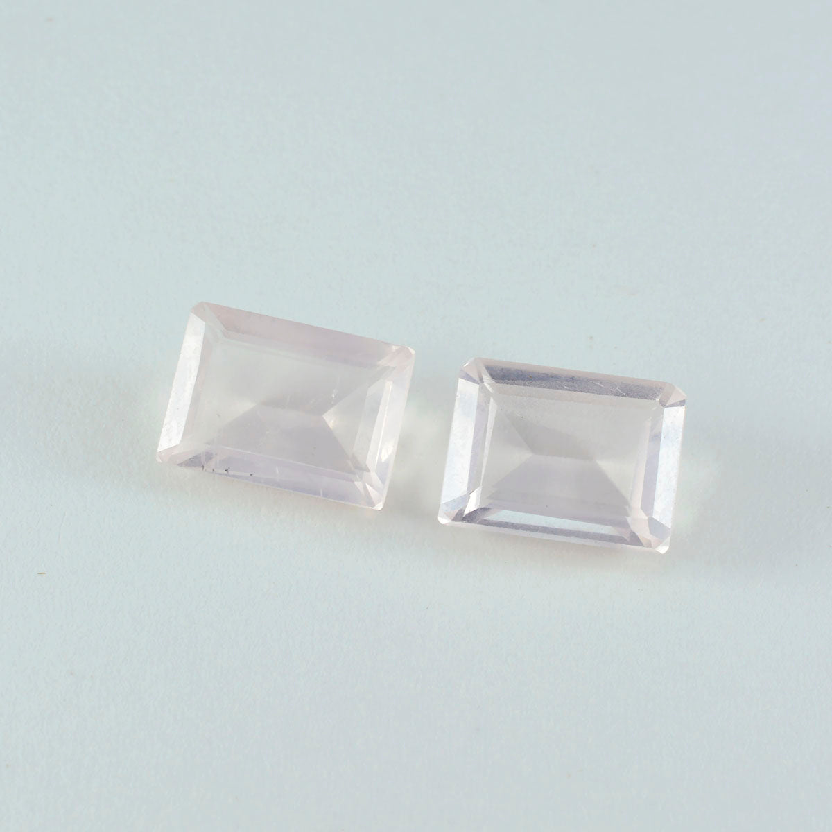 riyogems 1шт розовый кварц ограненный 12x16 мм восьмиугольная форма качество AAA россыпь драгоценный камень
