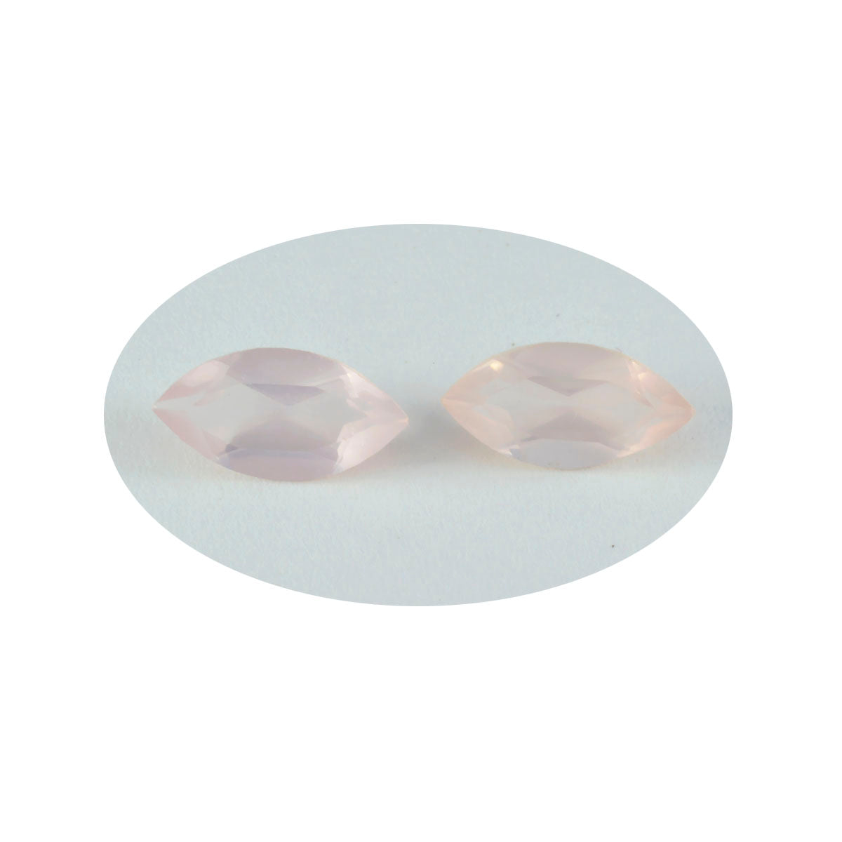 Riyogems 1PC Pink Rose Quartz Faceted 11x22 mm Marquise Shape handsome Quality Loose Gems