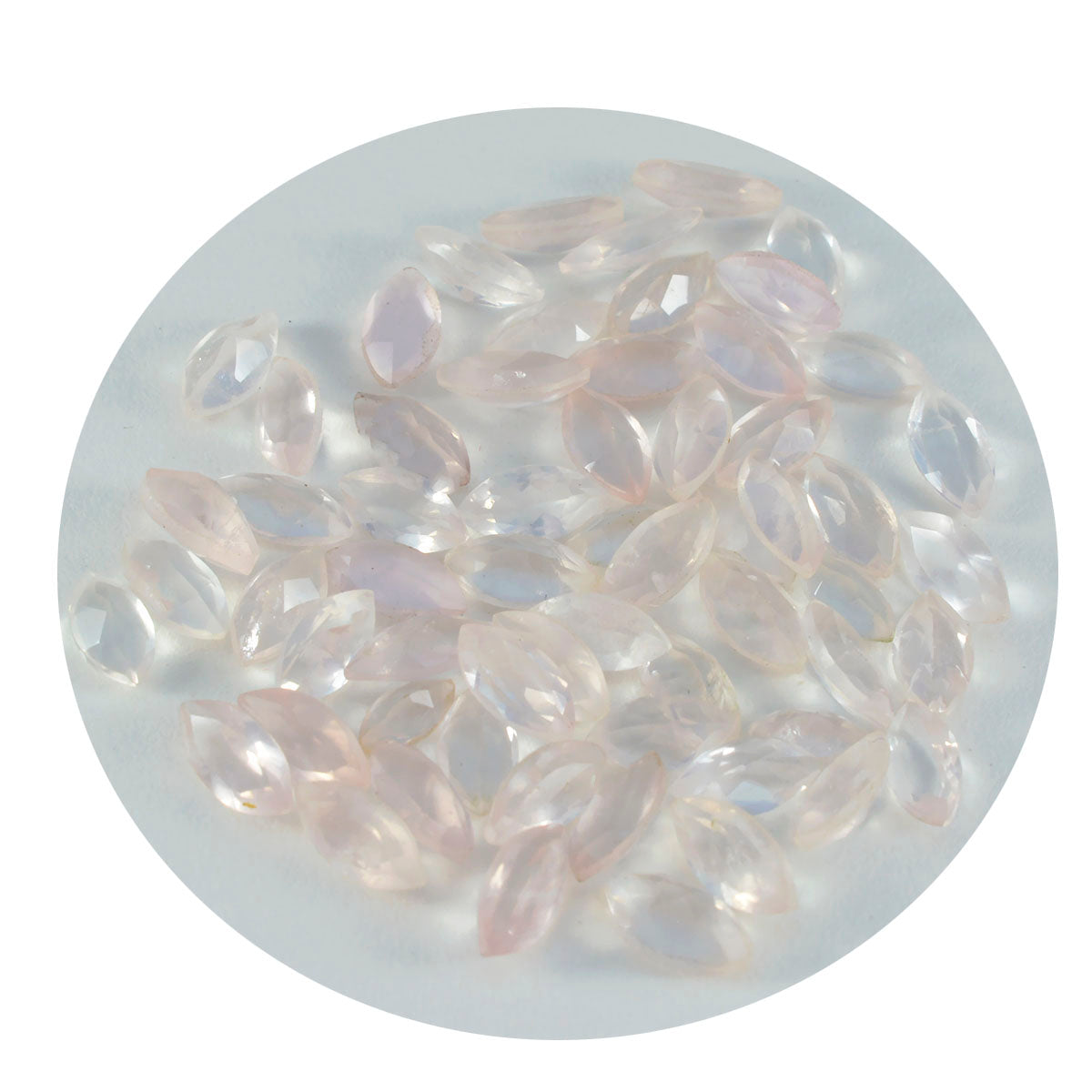 riyogems 1шт розовый кварц ограненный 3х6 мм форма маркиза А+1 качество свободный камень