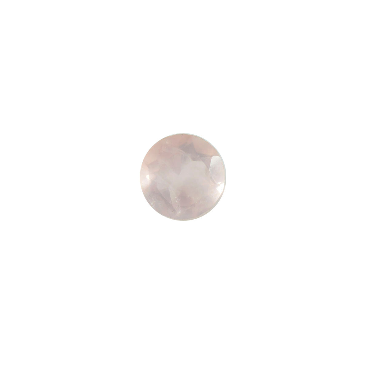 Riyogems 1PC Pink Rose Quartz Faceted 11x11 mm Round Shape pretty Quality Gems