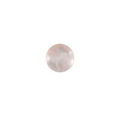 riyogems 1 pz quarzo rosa sfaccettato 11x11 mm forma rotonda gemme di bella qualità