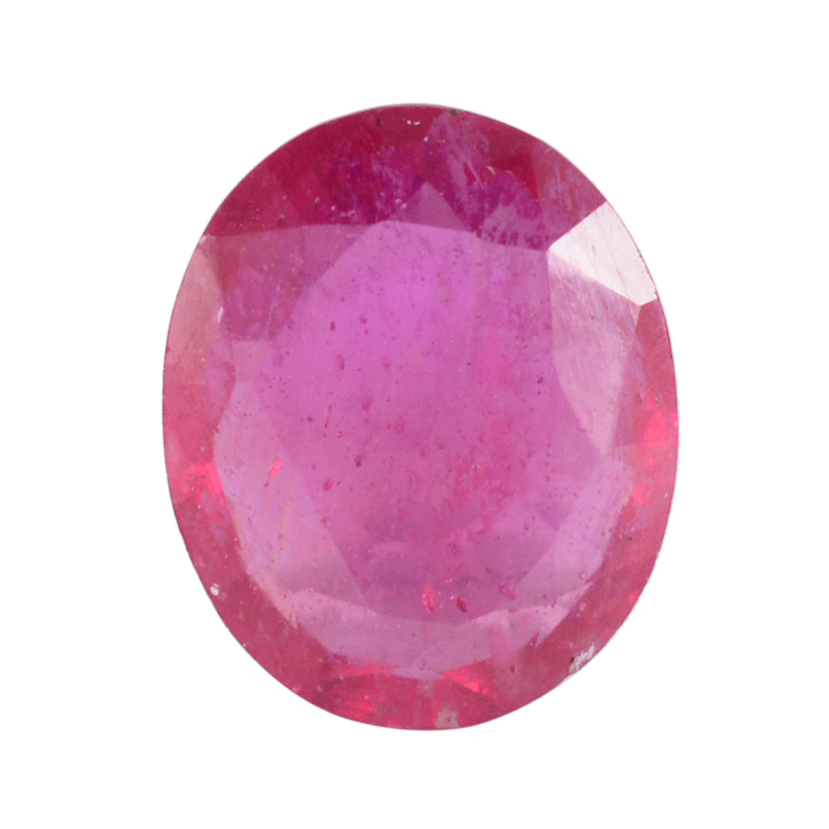 riyogems 1pc genuine red ruby faceted 7 5x9 5 mm oval shape cute quality gem