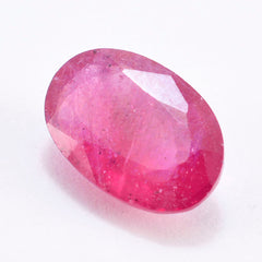 riyogems 1pc natural red ruby faceted 8x12 mm oval shape a quality gems