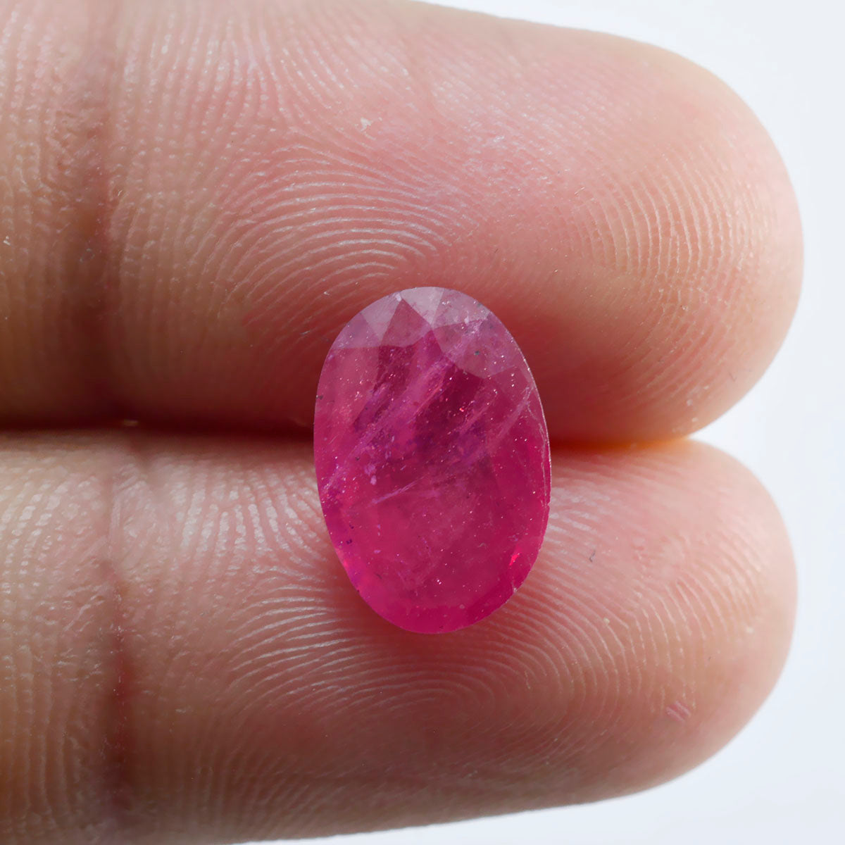 riyogems 1pc natural red ruby faceted 8x12 mm oval shape a quality gems