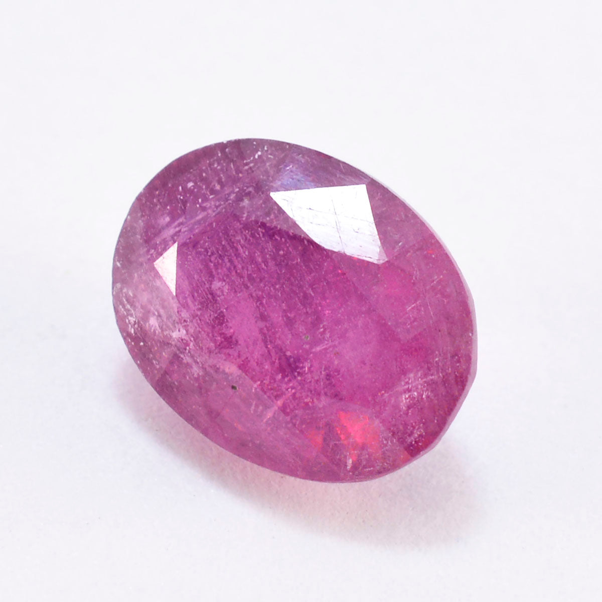 riyogems 1pc genuine red ruby faceted 7x9 mm oval shape a1 quality loose stone