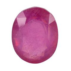 riyogems 1pc natural red ruby faceted 9x11 mm oval shape attractive quality stone