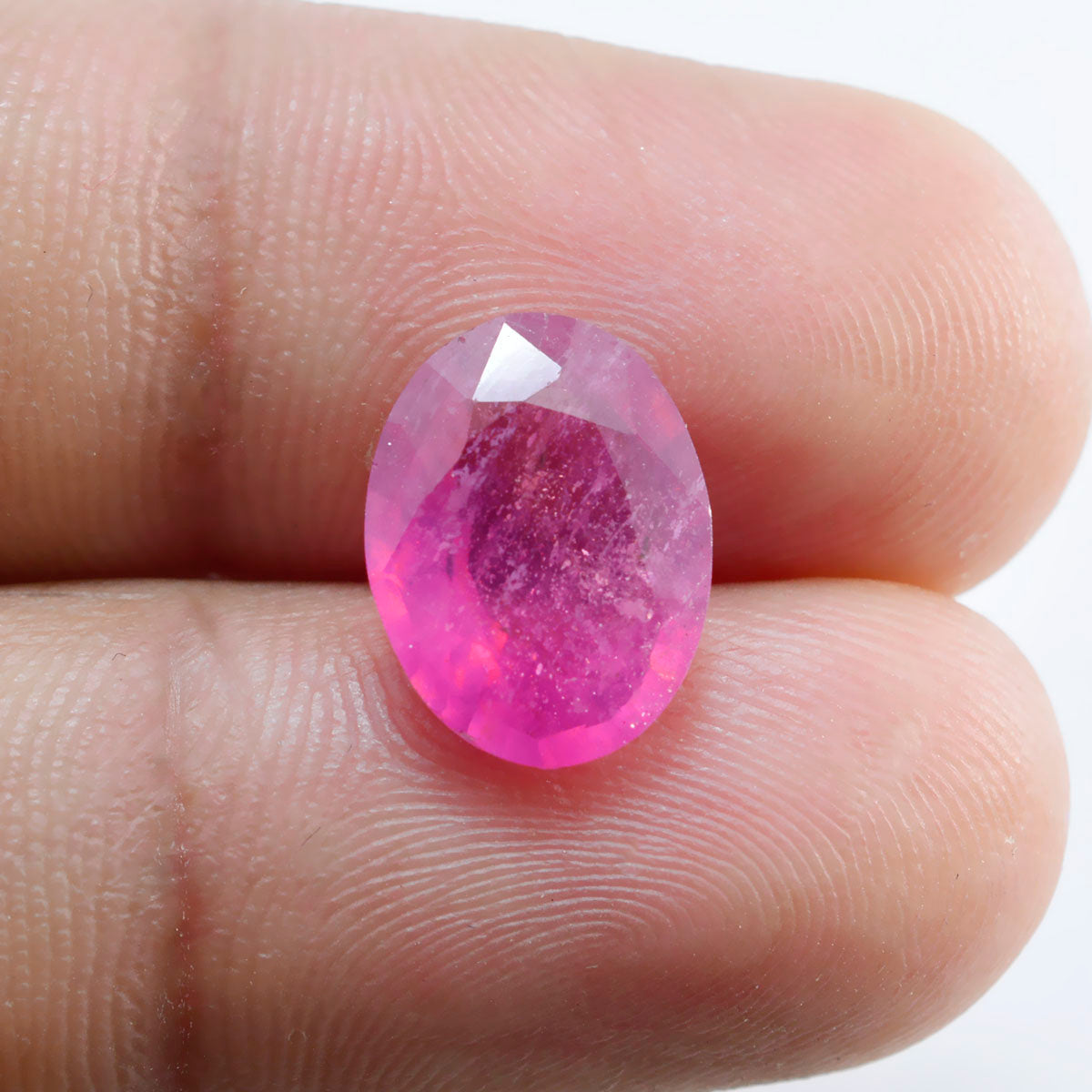 riyogems 1pc natural red ruby faceted 9x12 mm oval shape good looking quality loose gems