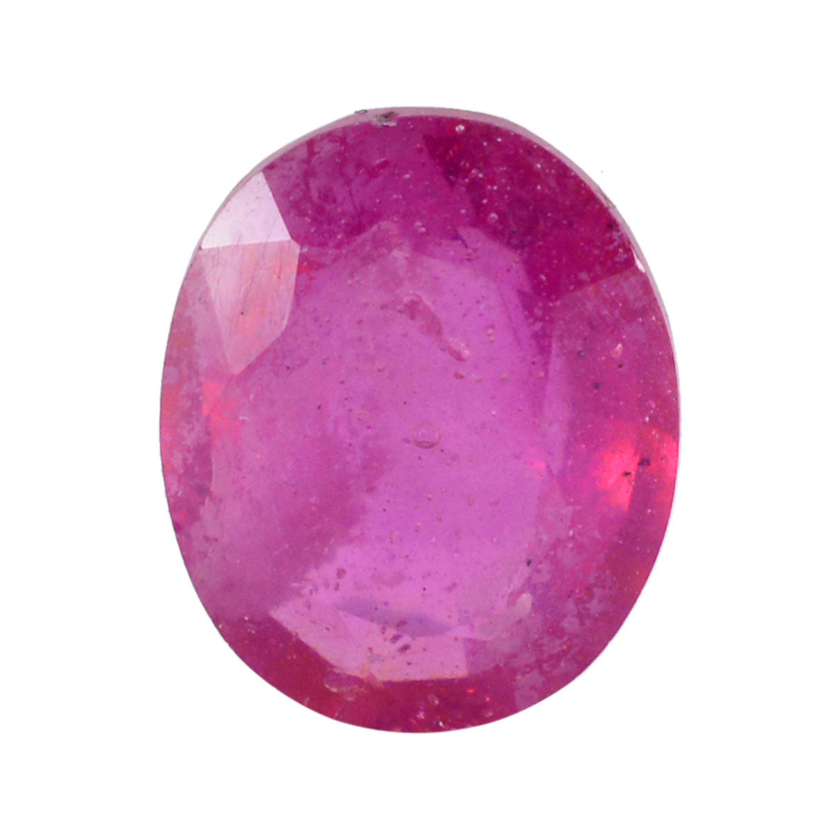 riyogems 1pc genuine red ruby faceted 8x10 mm oval shape fantastic quality loose gems