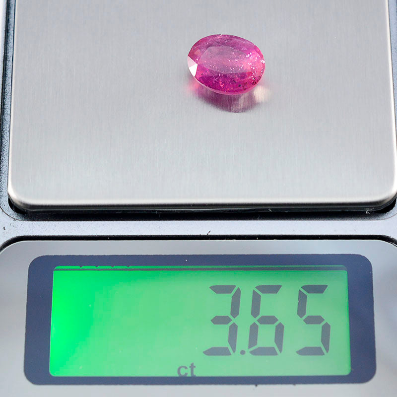 riyogems 1 st äkta röd rubin fasetterad 8x10 mm oval form söt kvalitetspärla