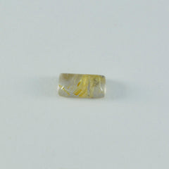 riyogems 1pc マルチルチルクォーツカボション 8x16 mm バゲット形状 a1 品質宝石