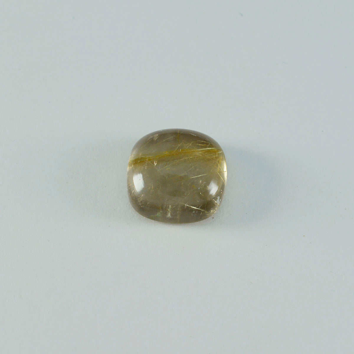 Riyogems – cabochon de quartz multi-rutile, 15x15mm, en forme de coussin, belle qualité, gemme en vrac, 1 pièce