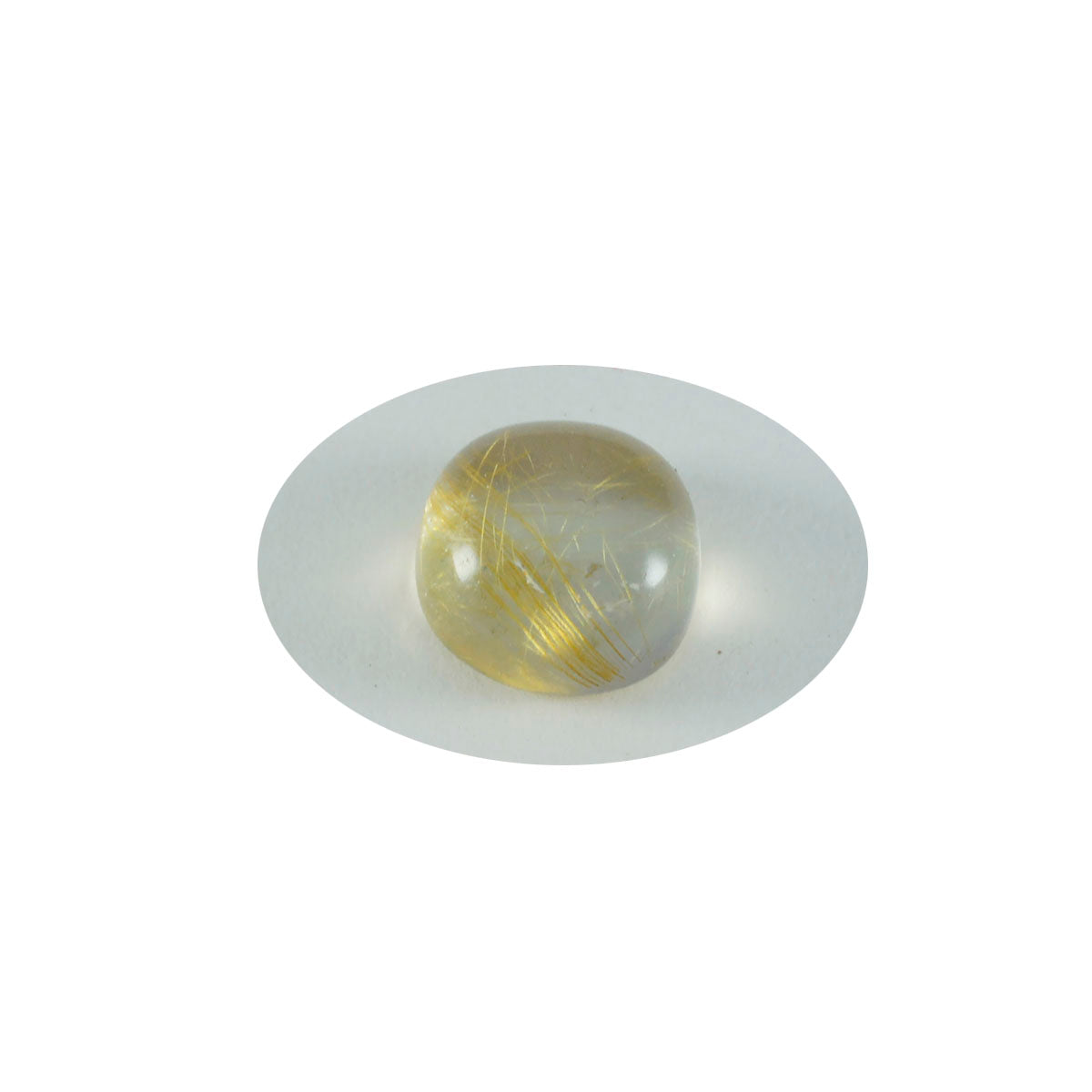 Riyogems – cabochon de quartz multi-rutile, 8x8mm, en forme de coussin, jolies pierres précieuses en vrac de qualité, 1 pièce