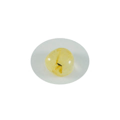 Riyogems 1 Stück Multi-Rutilquarz-Cabochon, 7 x 7 mm, Herzform, ein hochwertiger Edelstein