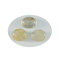 Riyogems 1PC Multi Rutielkwarts Cabochon 7x9 mm ovale vorm verbazingwekkende kwaliteit edelsteen