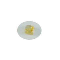 Riyogems – cabochon de quartz multi-rutile, forme carrée, belle qualité, pierre précieuse en vrac, 10x10mm, 1 pièce