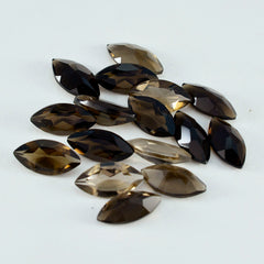 riyogems, 1 шт., настоящий коричневый дымчатый кварц, ограненный, 4x8 мм, форма маркизы, хорошее качество, драгоценные камни