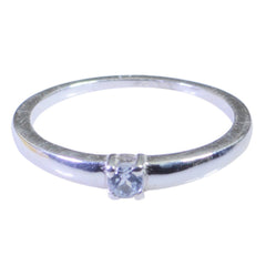 Slightly Gemstone Blue Topaz 925 Sterling Silver Rings Jewelry Set