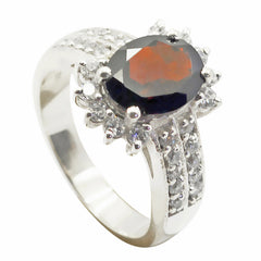 Statuesque Gems Garnet 925 Sterling Silver Rings Gift Anniversary