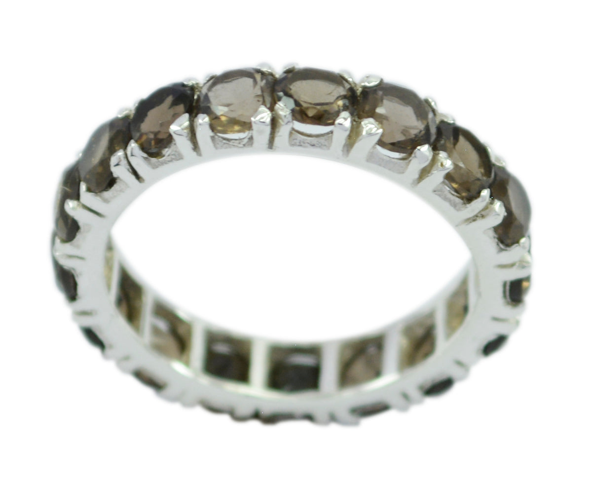 Statuesque Stone Smoky Quartz Solid Silver Rings Jewelry Websites